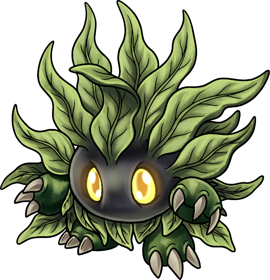 Algaemon, original Digimon artwork by Aderek