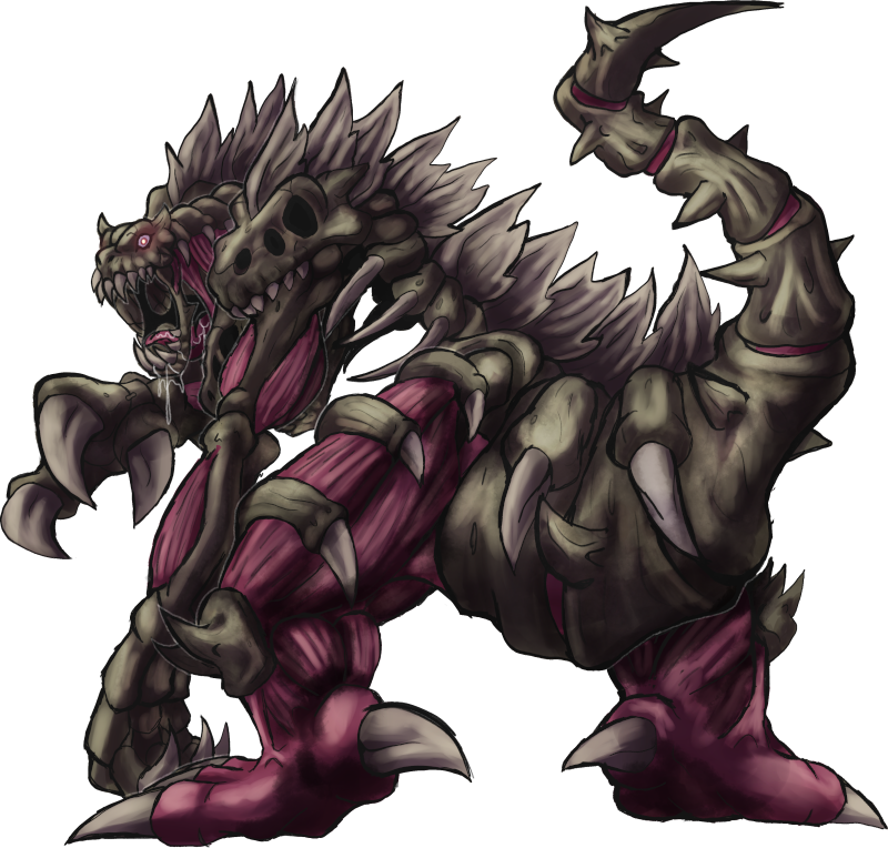 Archityrannomon, original Digimon artwork by Aderek