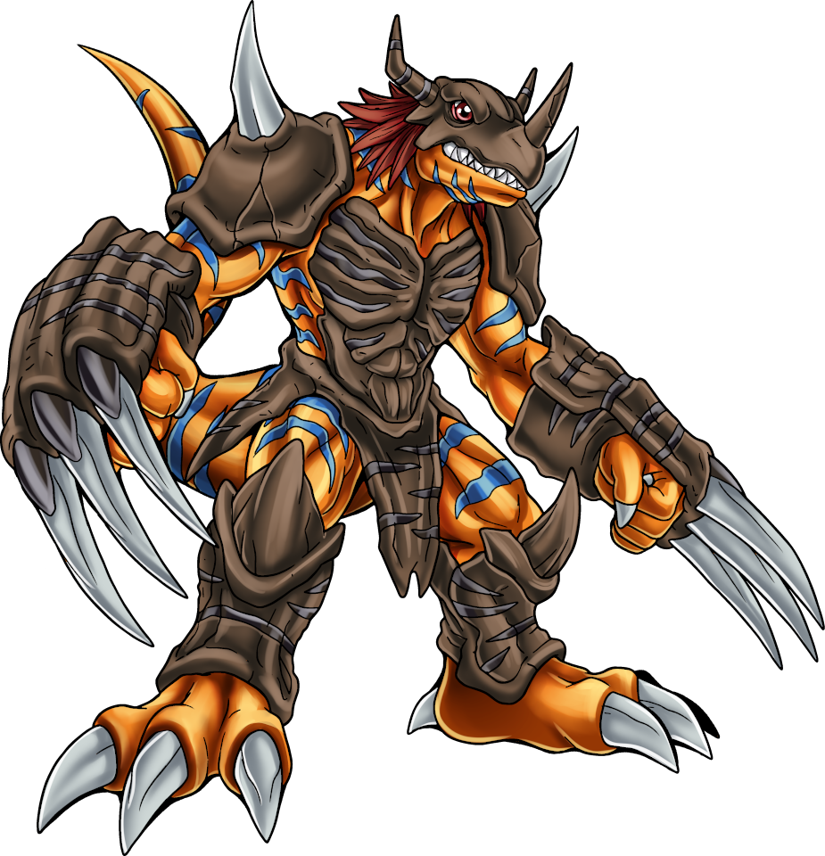 BrawlGreymon, original Digimon artwork by Aderek