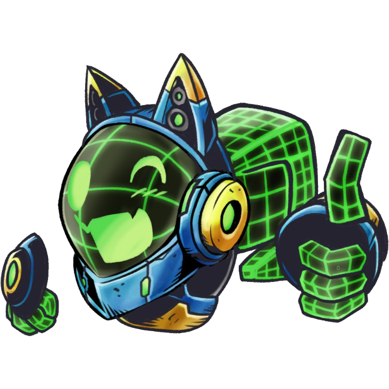 Caddmon, original Digimon artwork by Aderek