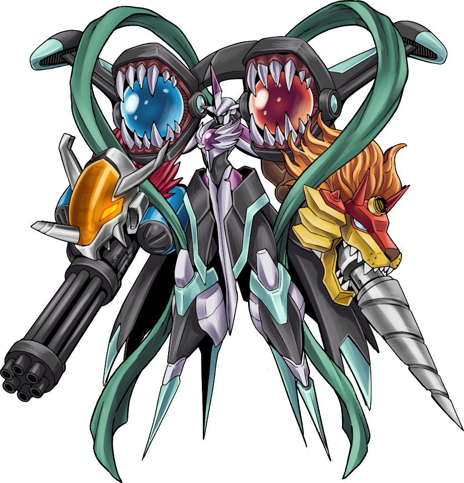 Chaosmon Alter Sigma, original Digimon artwork by Aderek