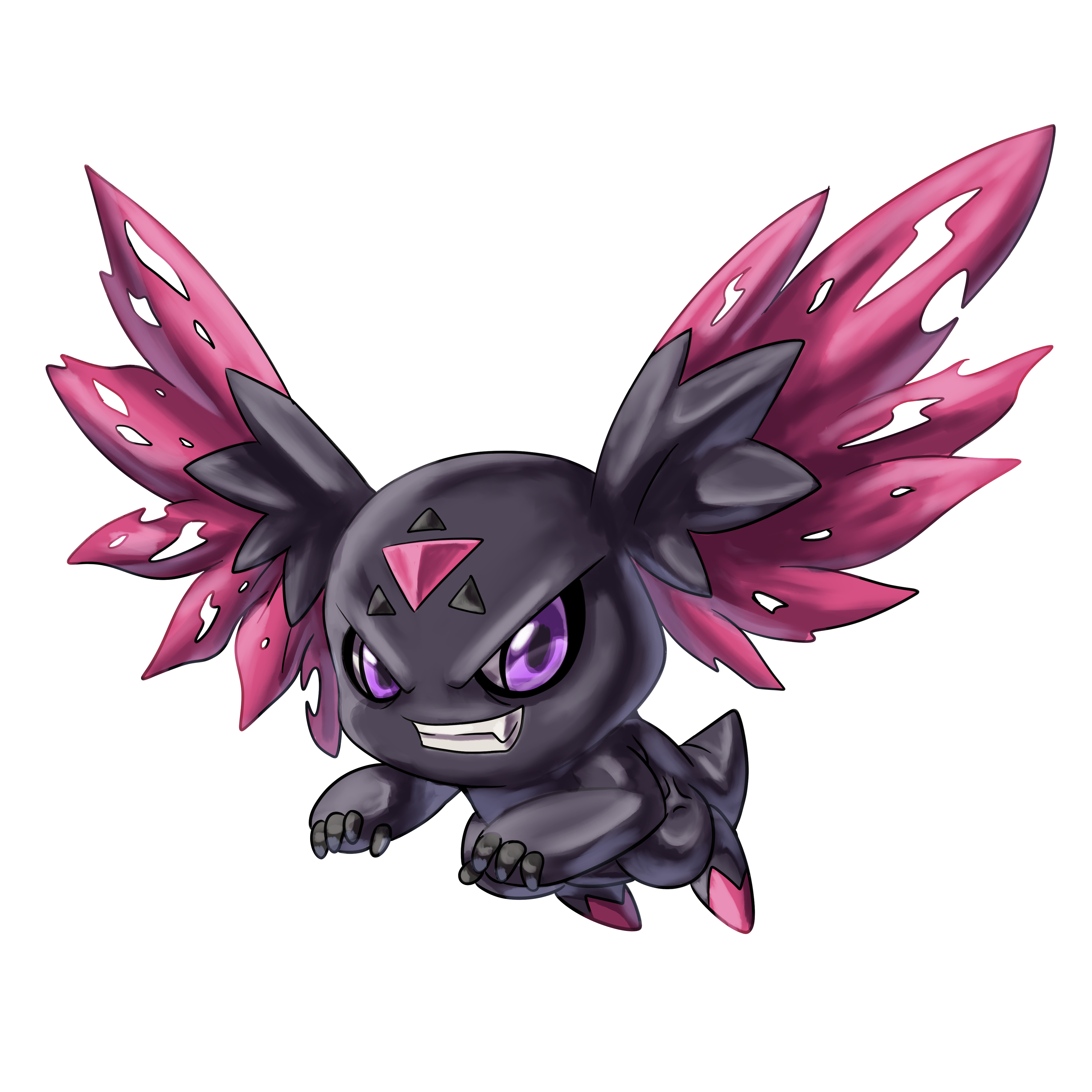 Culumon Zero, original Digimon artwork by Aderek