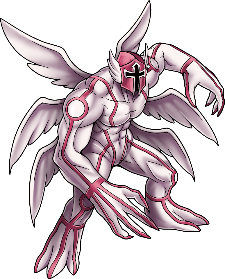 Enochimon, original Digimon artwork by Aderek
