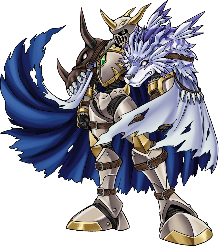 GaruruGreymon, original Digimon artwork by Aderek