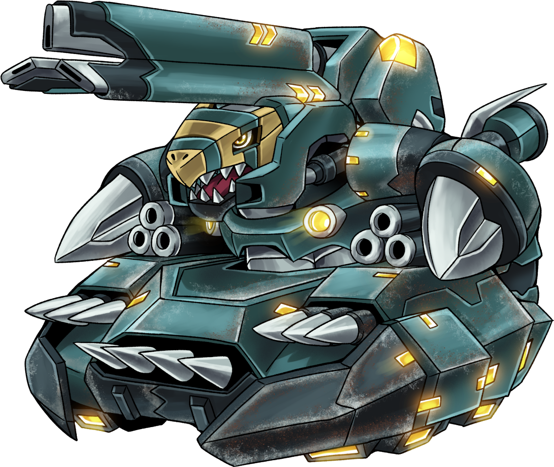 Hoverdramon, original Digimon artwork by Aderek