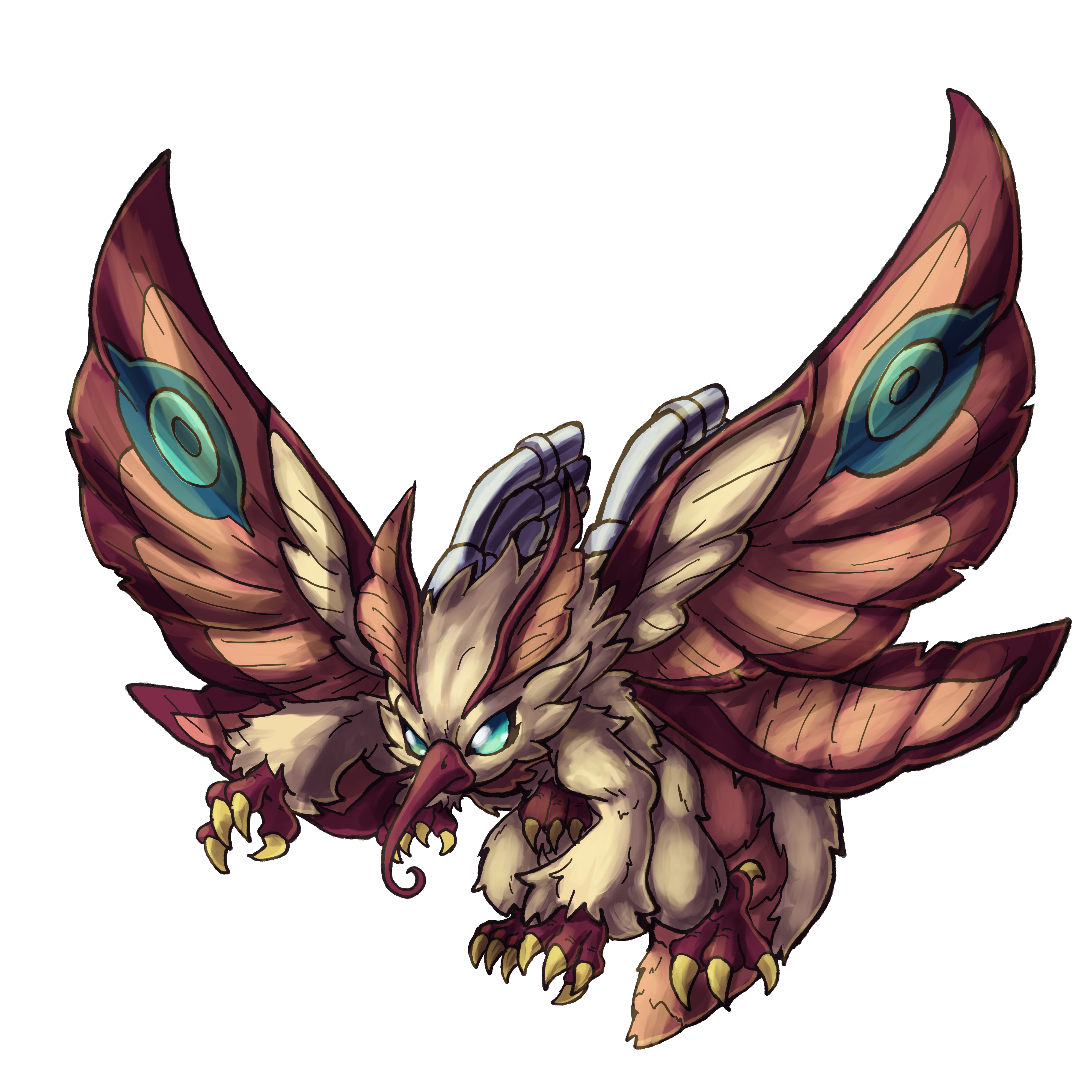 Hummermon, original Digimon artwork by Aderek