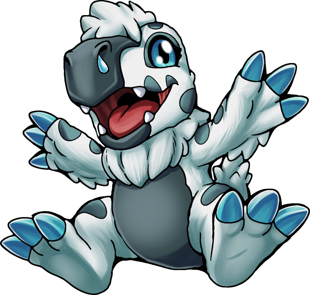 Hyagumon, original Digimon artwork by Aderek