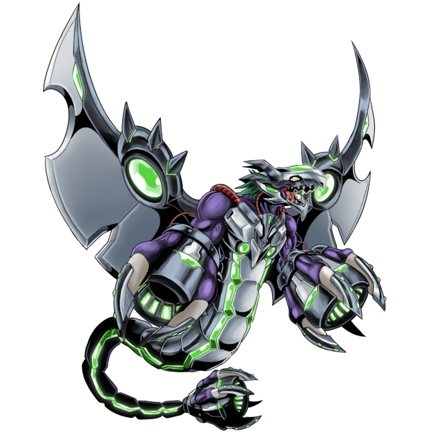 Hyperdramon, original Digimon artwork by Aderek