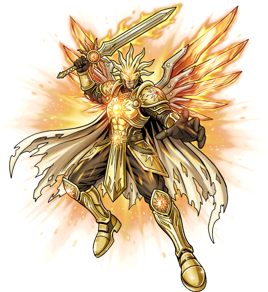 Invictusmon, original Digimon artwork by Aderek
