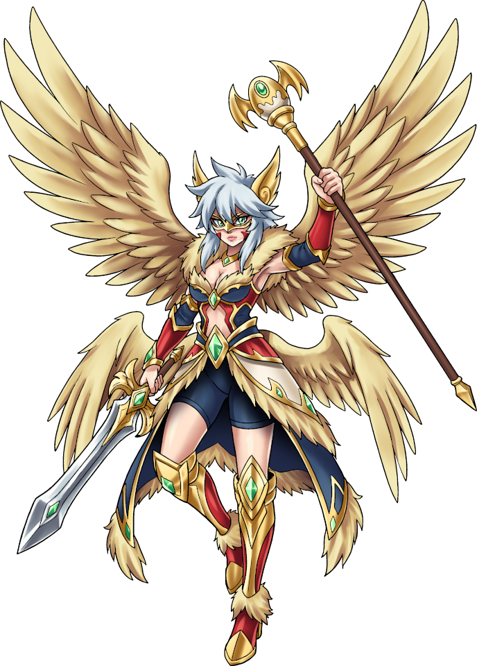 Ioannamon, original Digimon artwork by Aderek