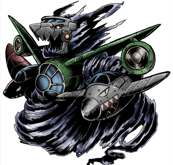 JetBoreamon, original Digimon artwork by Aderek