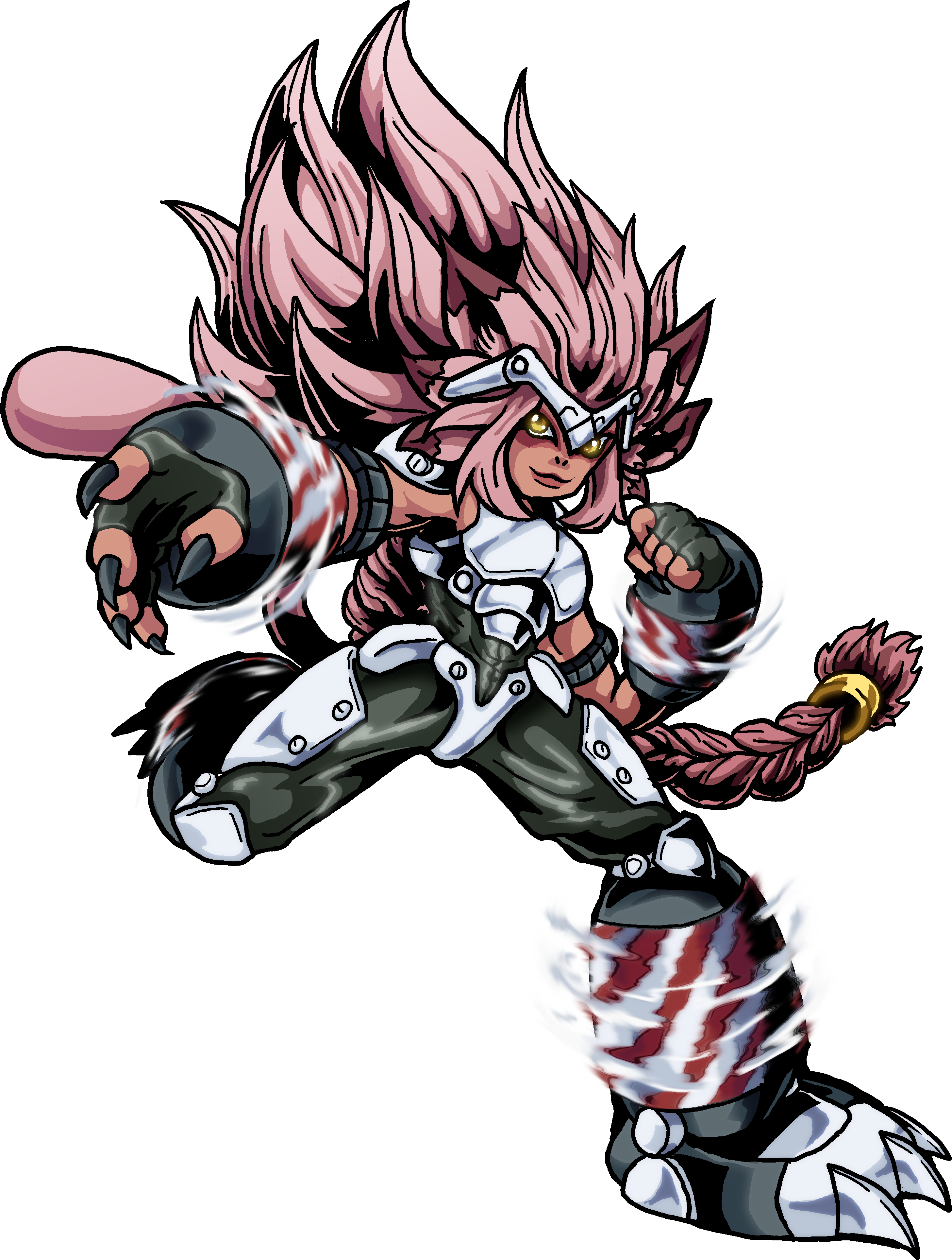 Liuermon (GrapLeomon), original Digimon artwork by Aderek