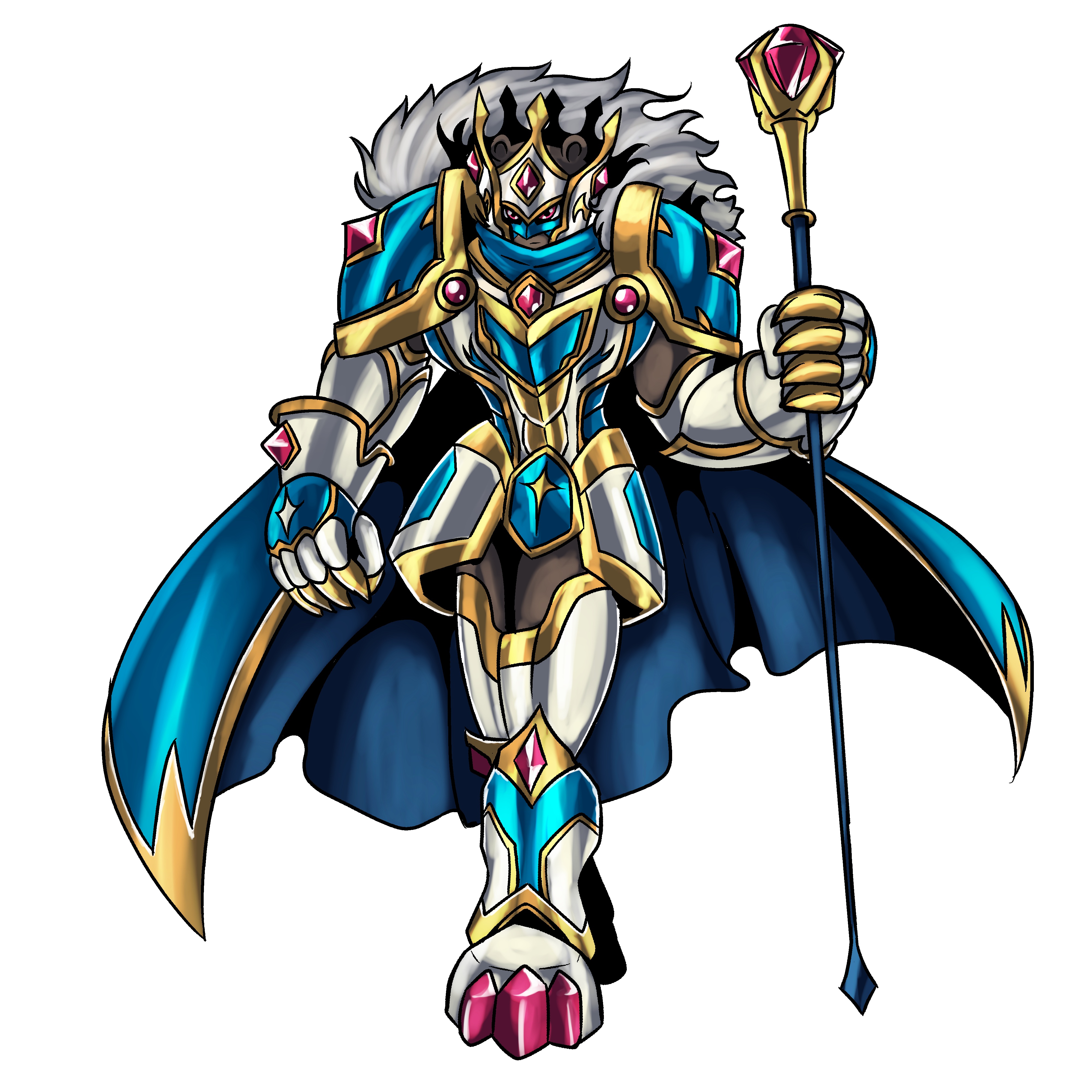 LordUrsamon, original Digimon artwork by Aderek