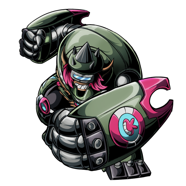 Ludobanmon, original Digimon artwork by Aderek