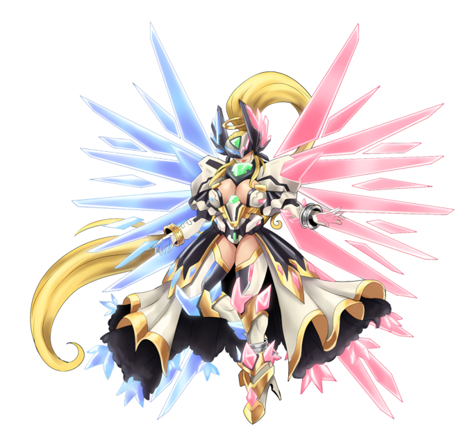 Mastemon X-antibody, original Digimon artwork by Aderek