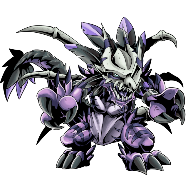 MasterGreymon (Virus), original Digimon artwork by Aderek