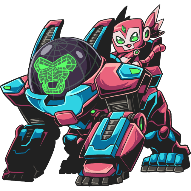 MechaMacaquemon, original Digimon artwork by Aderek