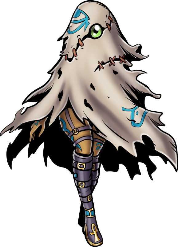 Medjedmon, original Digimon artwork by Aderek