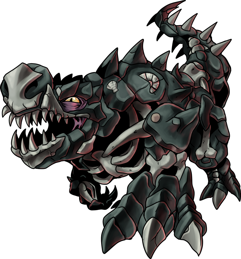 MegaloBuckmon, original Digimon artwork by Aderek