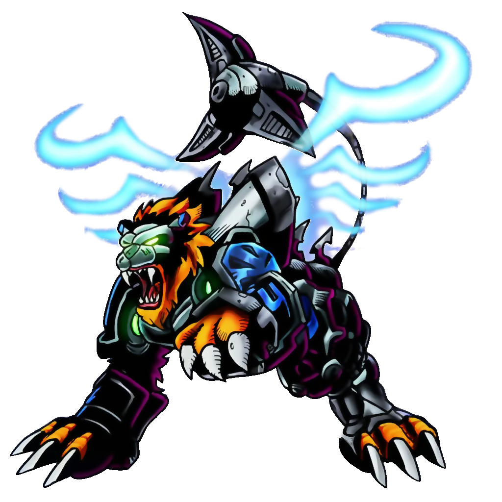 Metal Tigermon, original Digimon artwork by Aderek