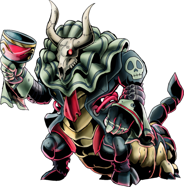 Molochmon, original Digimon artwork by Aderek
