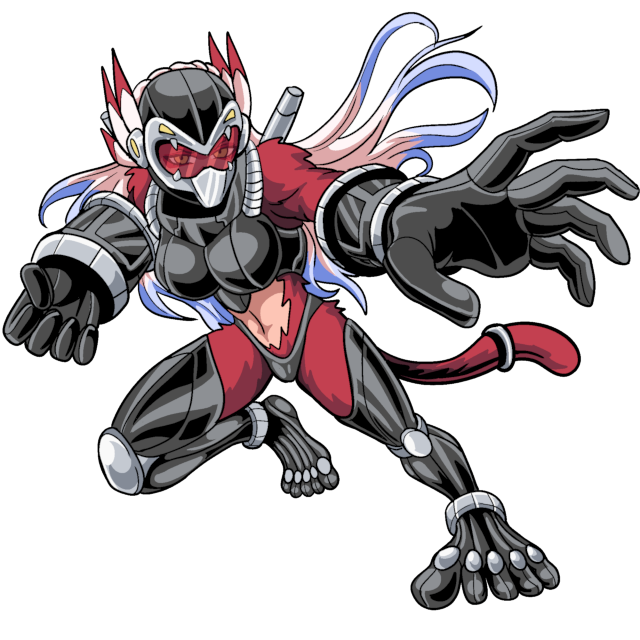 NeoLiuermon, original Digimon artwork by Aderek