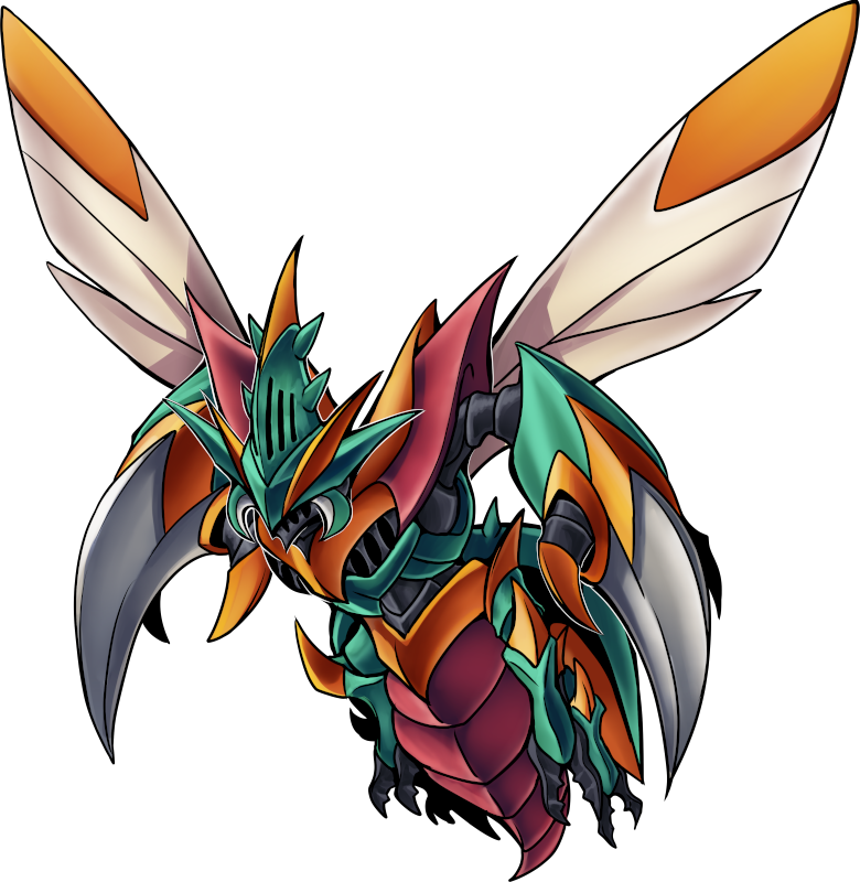 Neuropteramon, original Digimon artwork by Aderek