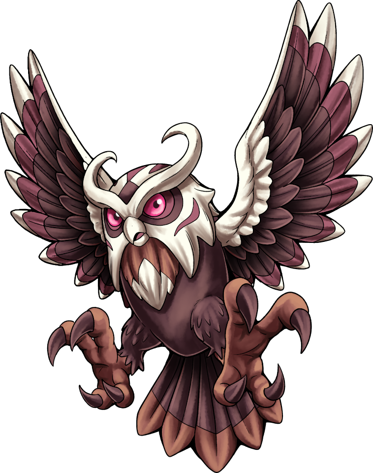 Noctmon, original Digimon artwork by Aderek