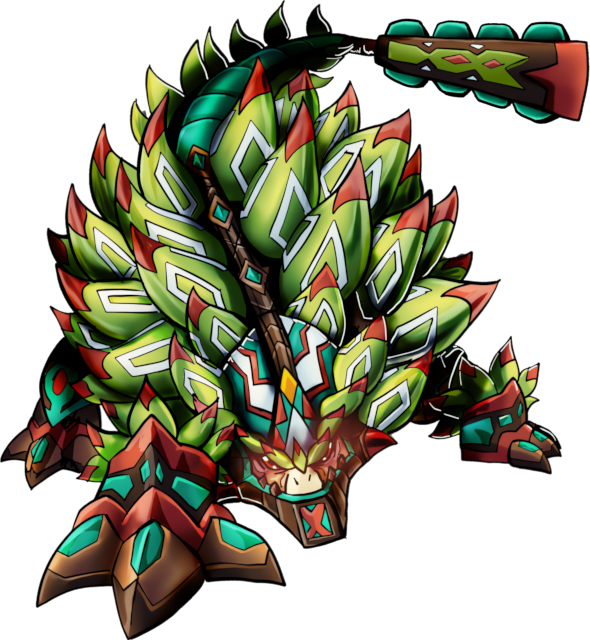 Ocelomon, original Digimon artwork by Aderek