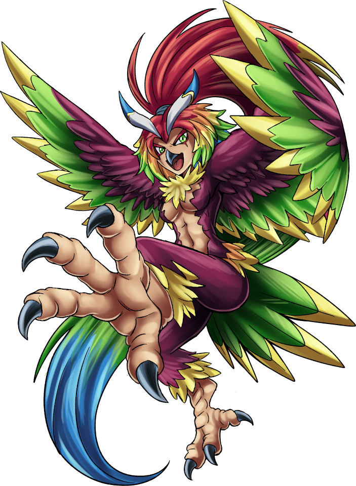 Ocypemon, original Digimon artwork by Aderek