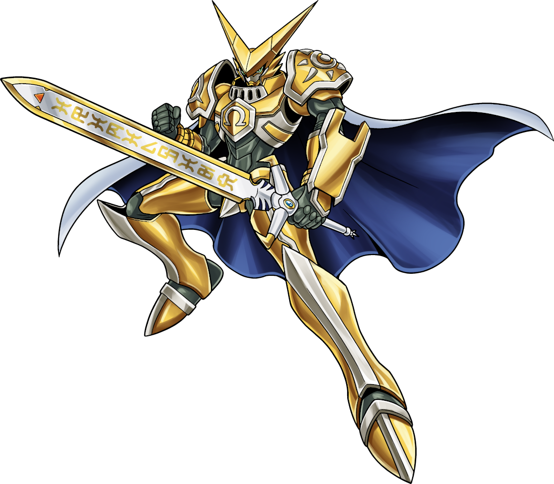 OmegaShoutmon: Superior Mode, original Digimon artwork by Aderek