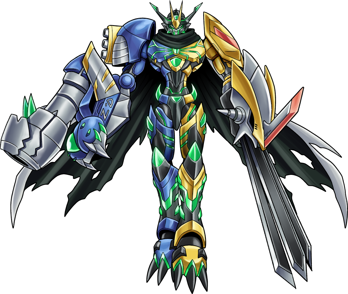 Omicronmon, original Digimon artwork by Aderek