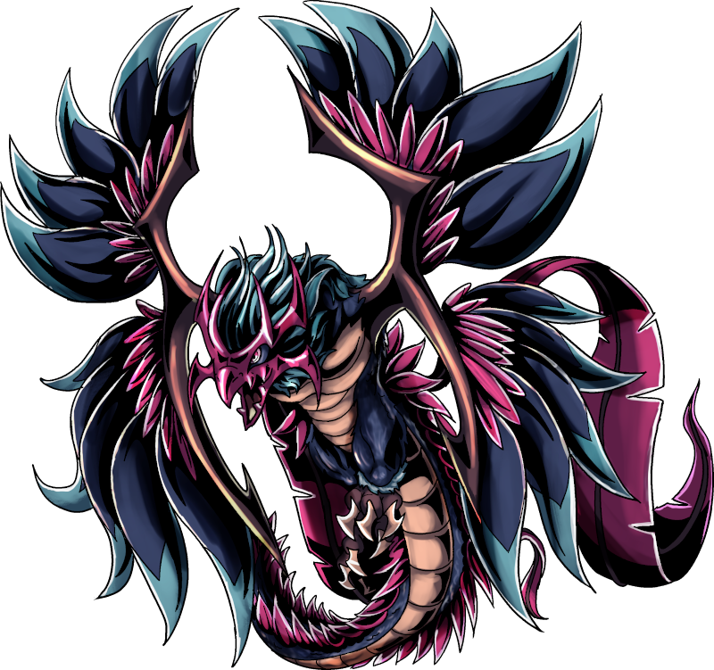 Ornismon Blast Mode, original Digimon artwork by Aderek