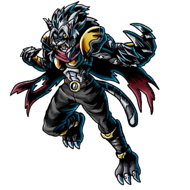 Panthromon, original Digimon artwork by Aderek