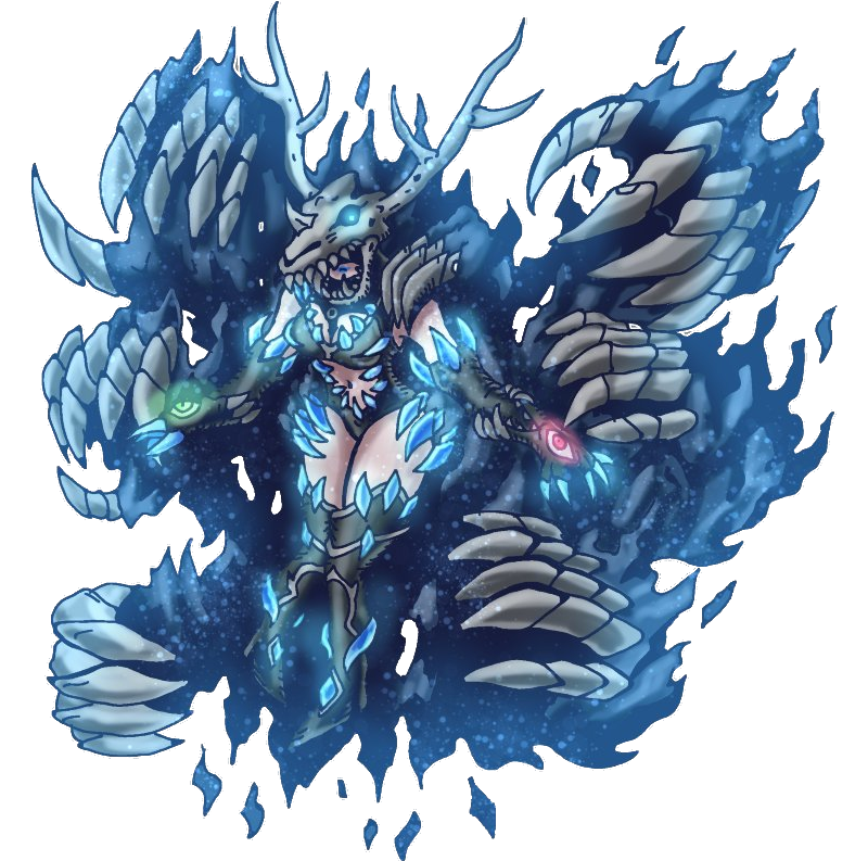 Perchtamon, original Digimon artwork by Aderek
