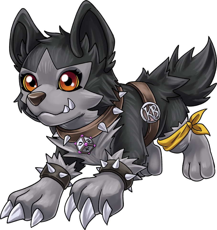 Poochymon, original Digimon artwork by Aderek