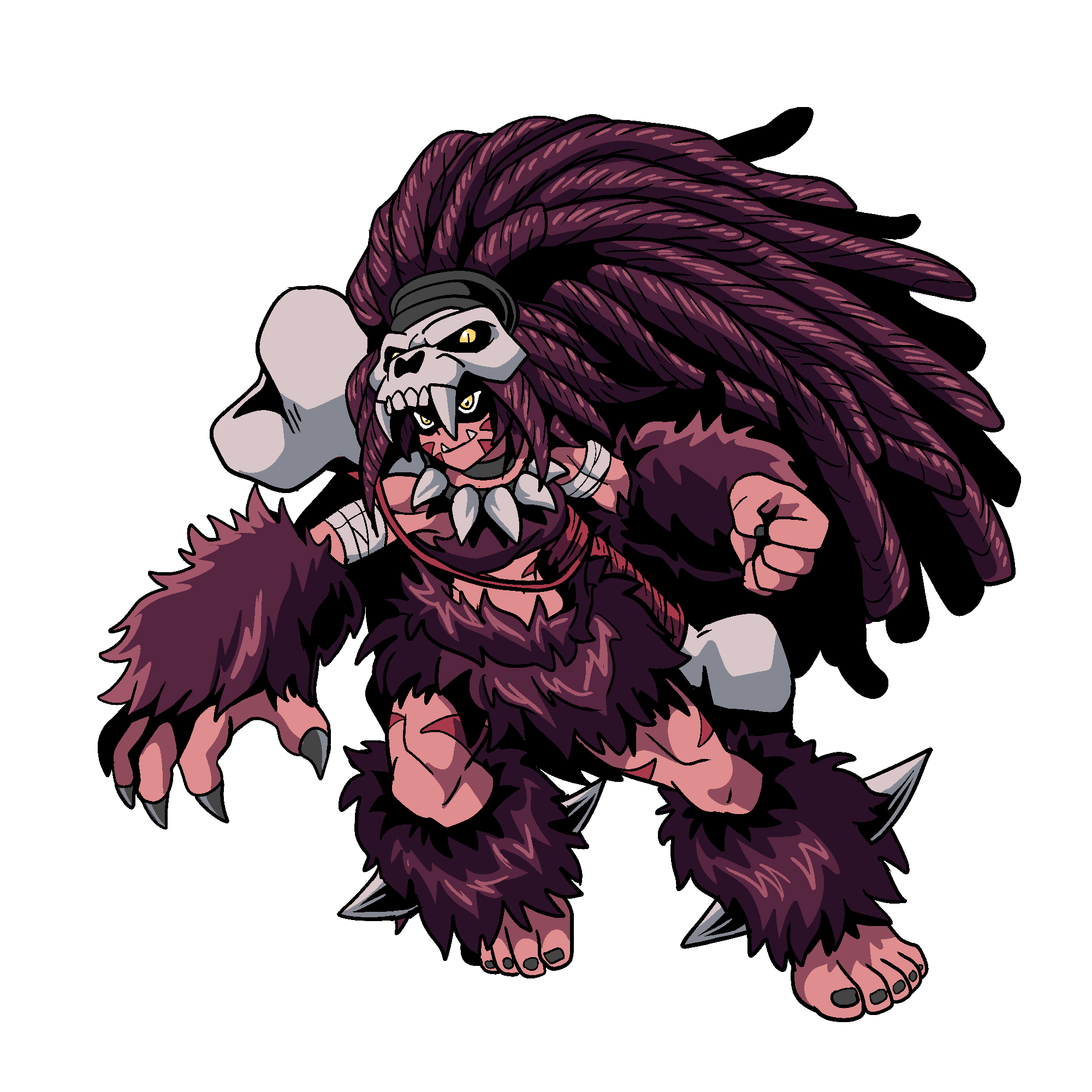 PrimalLiuermon, original Digimon artwork by Aderek