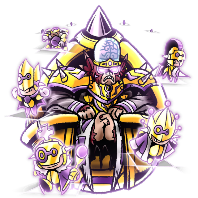 Satorimon, original Digimon artwork by Aderek