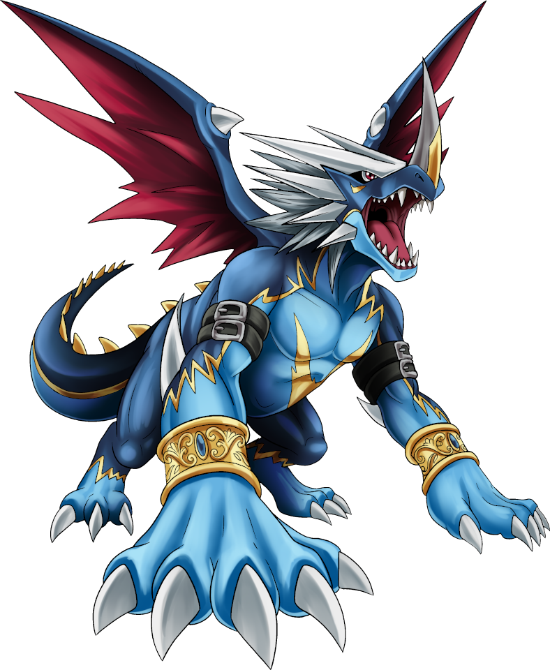 SavageVdramon, original Digimon artwork by Aderek