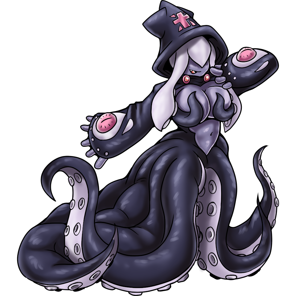 SeaWitchmon, original Digimon artwork by Aderek