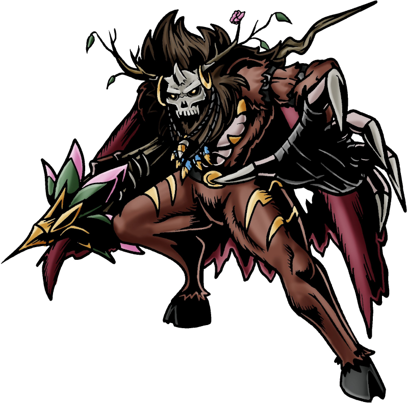 Seilenosmon, original Digimon artwork by Aderek