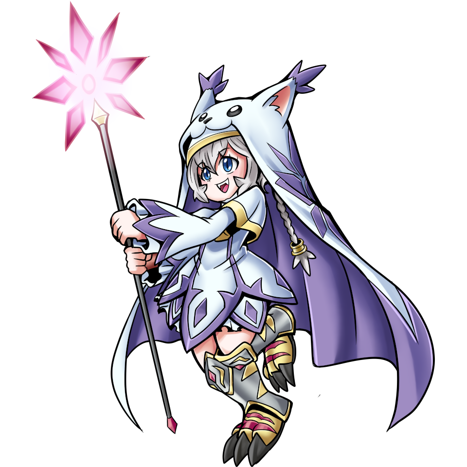 Sistermon (Armor), original Digimon artwork by Aderek
