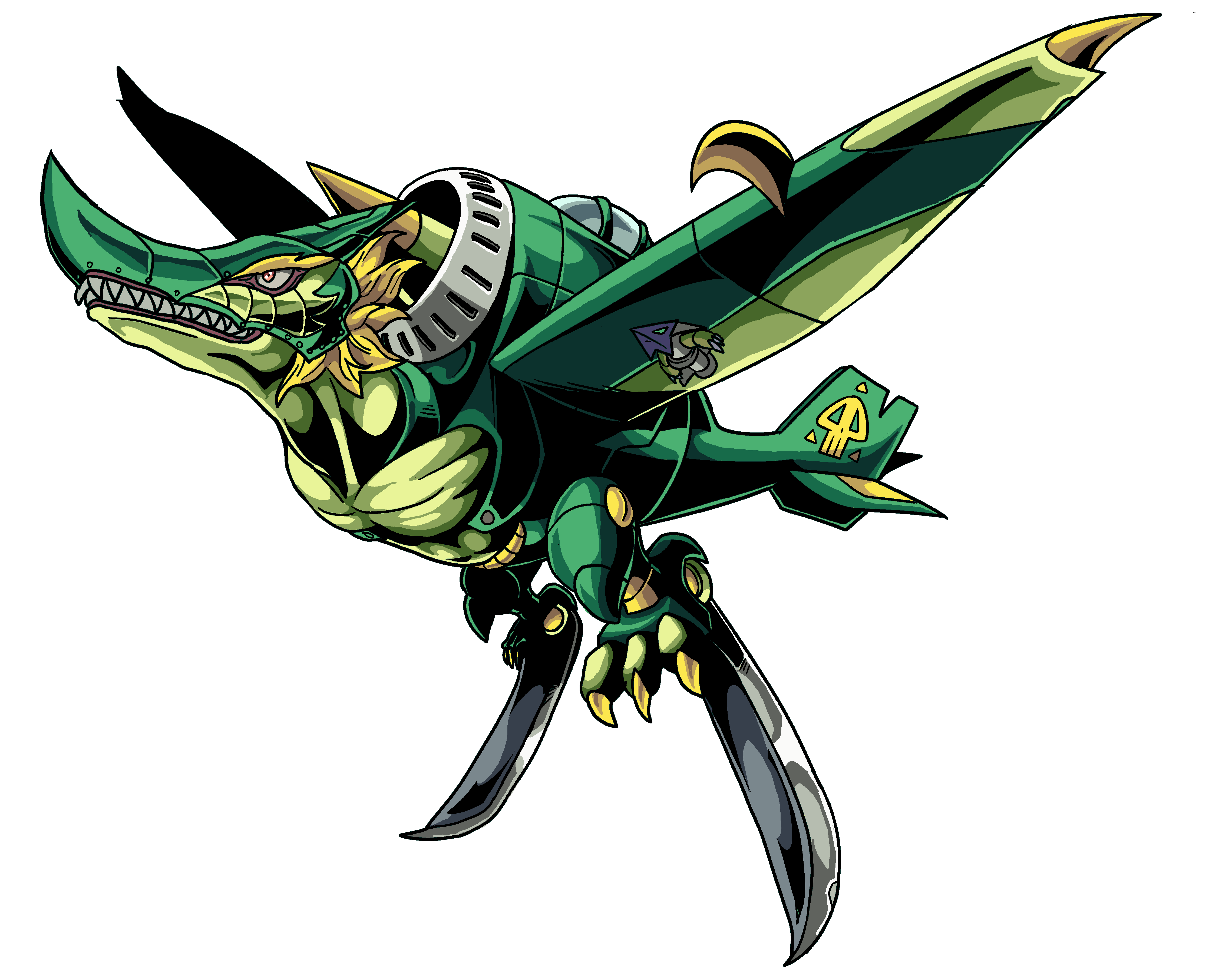 Stukamon, original Digimon artwork by Aderek