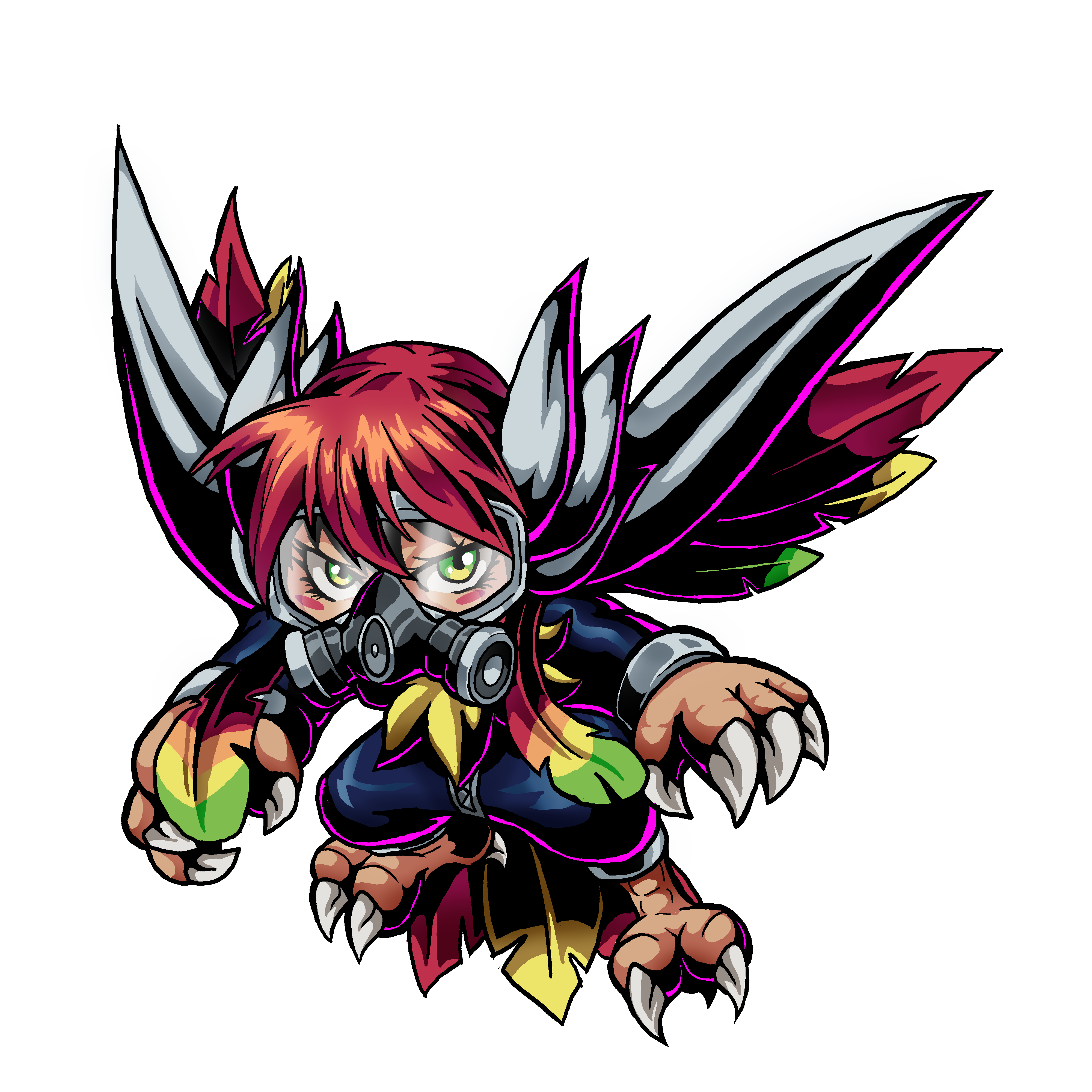 Stymphmon, original Digimon artwork by Aderek