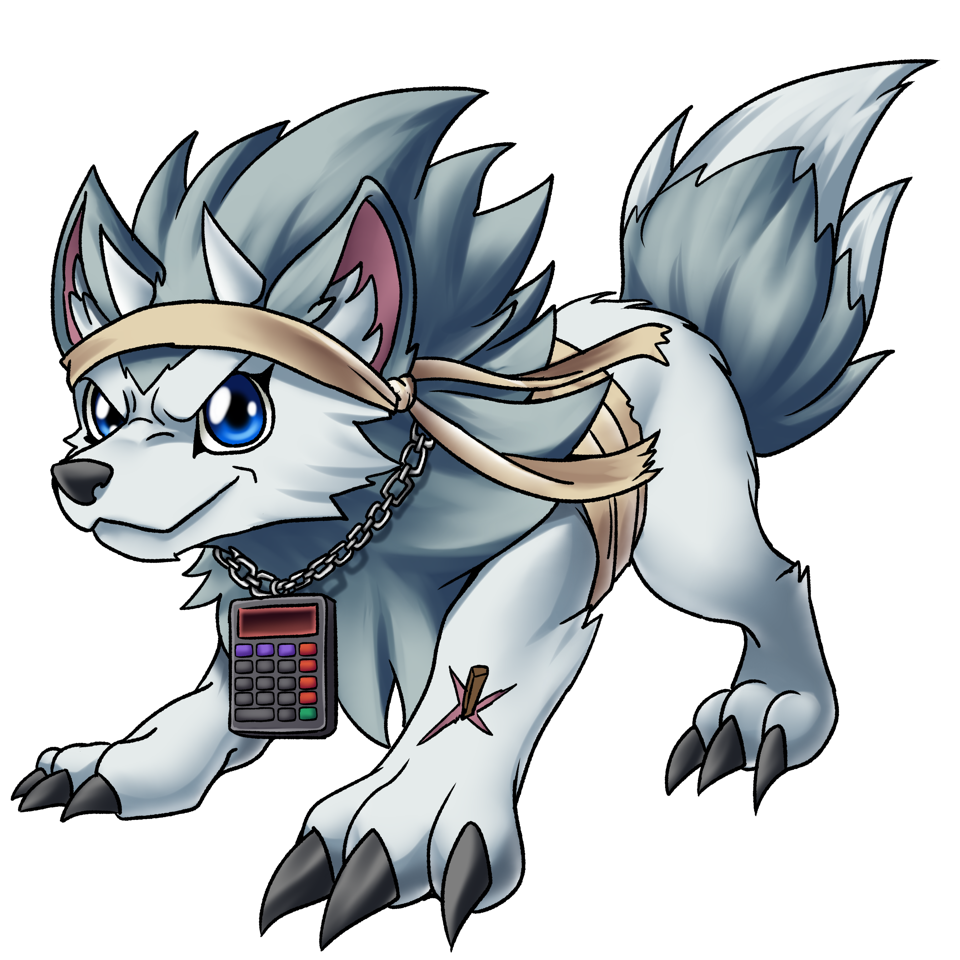 Tigergraymon, original Digimon artwork by Aderek
