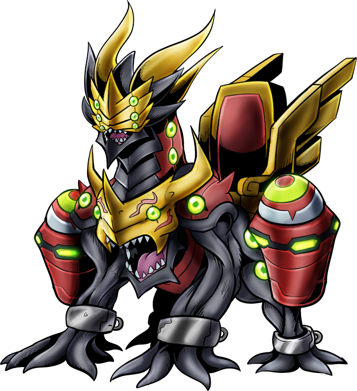 Vahanamon, original Digimon artwork by Aderek