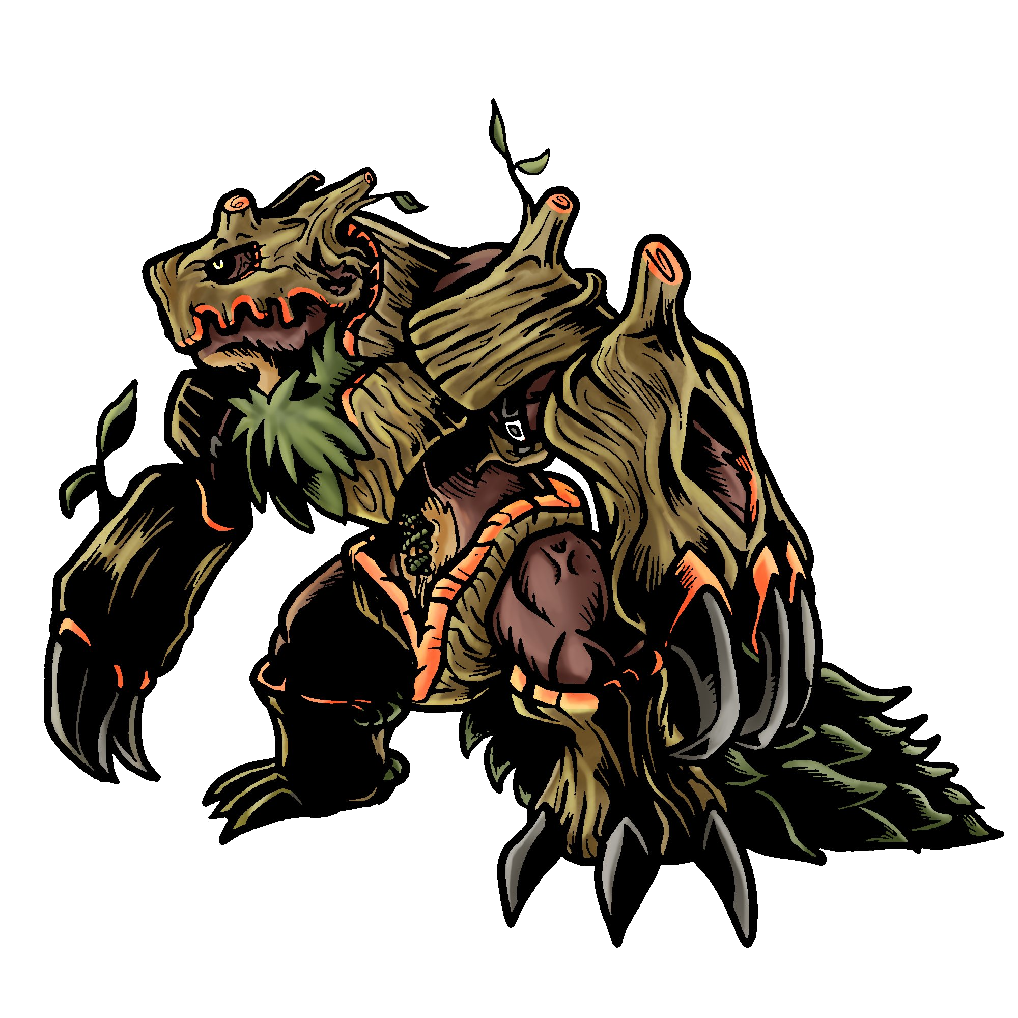 Veneeliagemon, original Digimon artwork by Aderek