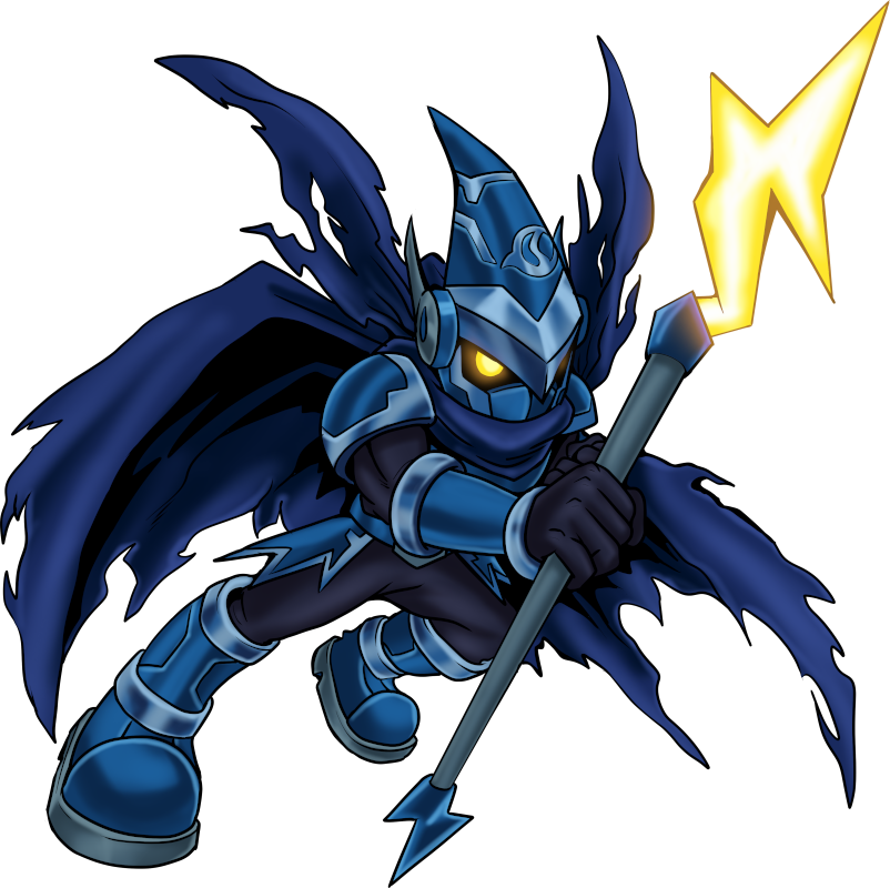 Warlockmon, original Digimon artwork by Aderek
