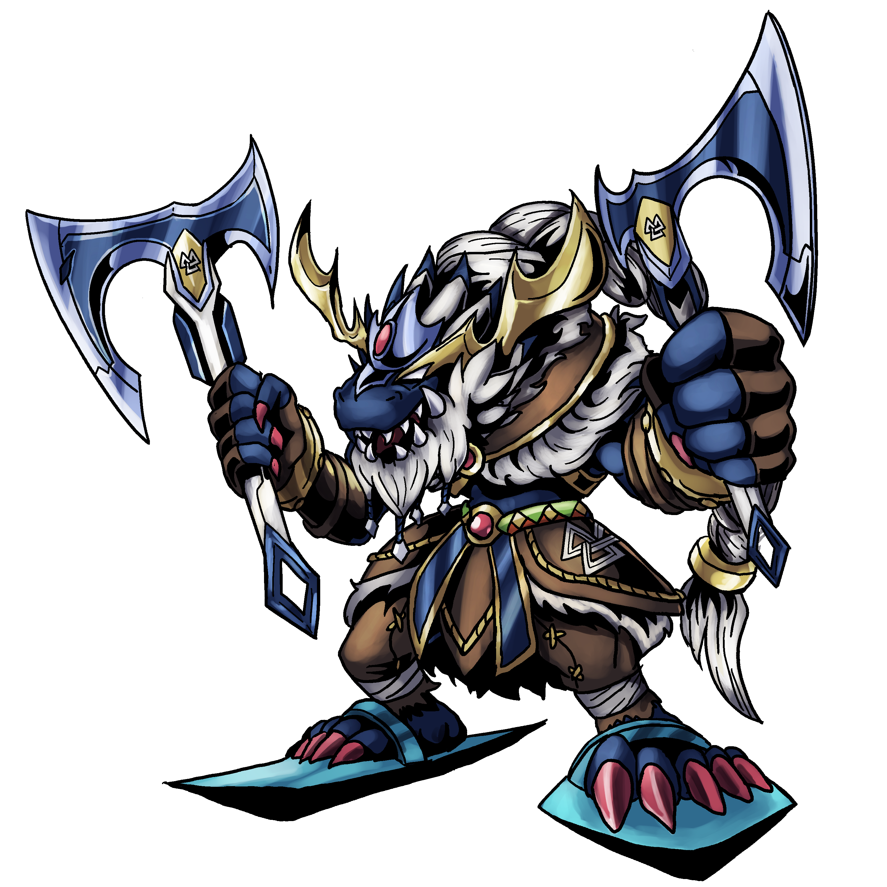 Wuldormon 2023, original Digimon artwork by Aderek