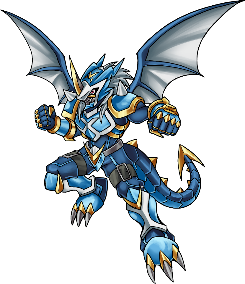 X-Saviormon, original Digimon artwork by Aderek